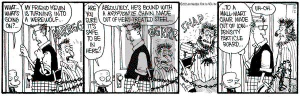 Monty on Monday December 12, 2005 Comic Strip
