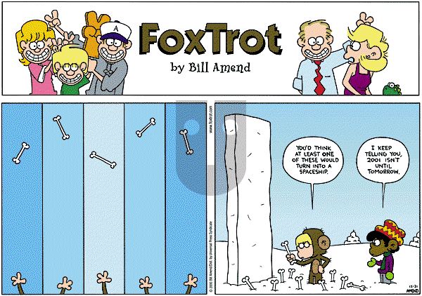 FoxTrot on Sunday December 31, 2000 Comic Strip