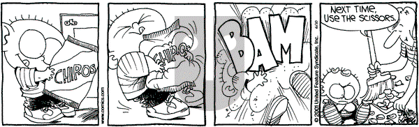 The Buckets on Wednesday June 20, 2001 Comic Strip