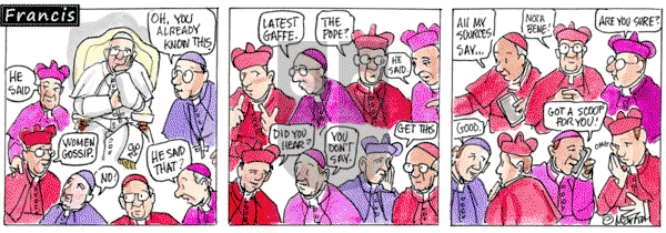 Francis on Monday June 3, 2024 Comic Strip