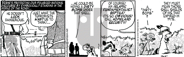 Over the Hedge on Friday March 4, 2005 Comic Strip