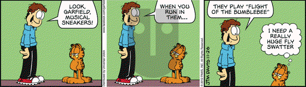 Garfield - Monday November 26, 2012 Comic Strip