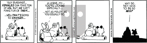 Over the Hedge on Monday June 29, 1998 Comic Strip