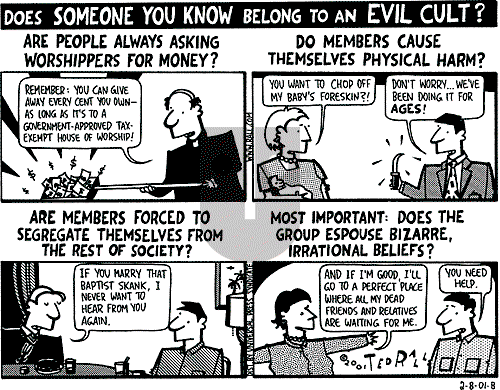 Ted Rall on Saturday February 10, 2001 Comic Strip