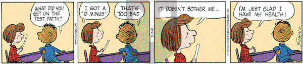 Peanuts on Thursday January 18, 2001 Comic Strip