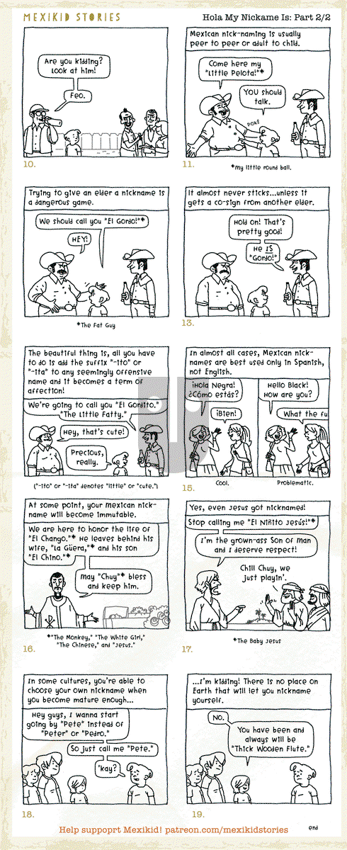 Mexikid Stories on Saturday January 20, 2024 Comic Strip
