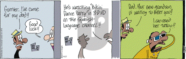 The Knight Life on Saturday September 27, 2014 Comic Strip