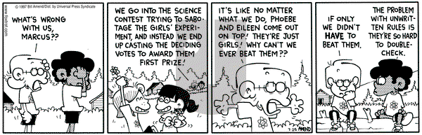 FoxTrot on Friday July 25, 1997 Comic Strip