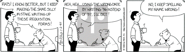The Born Loser on Thursday January 2, 1997 Comic Strip