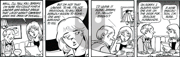 Doonesbury - Saturday July 25, 1998 Comic Strip