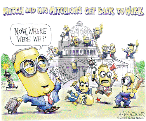 Matt Wuerker on Wednesday July 12, 2017 Comic Strip