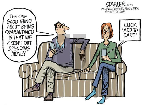 Jeff Stahler on Sunday March 29, 2020 Comic Strip