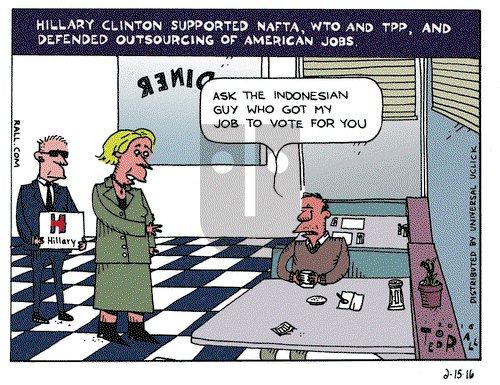 Ted Rall on Monday February 15, 2016 Comic Strip
