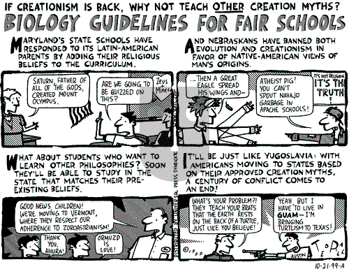 Ted Rall on Thursday May 4, 2000 Comic Strip