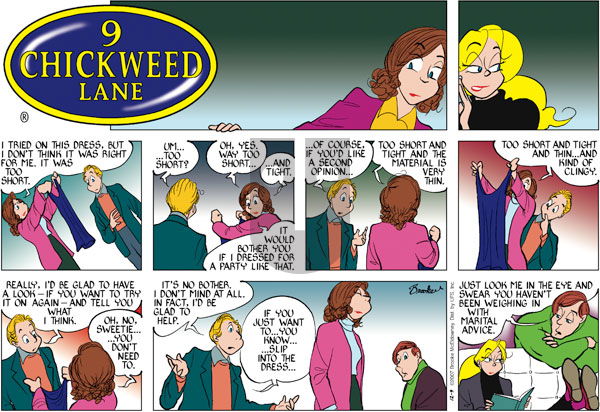 9 Chickweed Lane on Sunday December 9, 2007 Comic Strip
