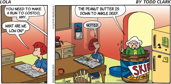 Lola on Sunday March 21, 2010 Comic Strip