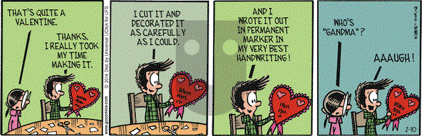 Grand Avenue on Monday February 10, 2014 Comic Strip