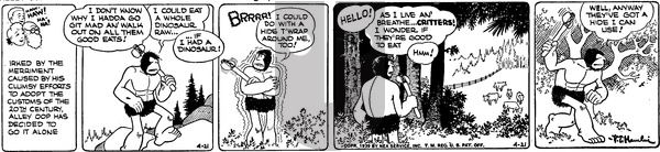 Alley Oop on Friday April 21, 1939 Comic Strip