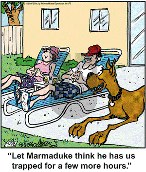 Marmaduke on Wednesday July 28, 2021 Comic Strip