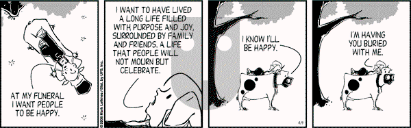 Cow and Boy Classics on Wednesday April 9, 2008 Comic Strip