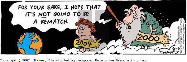 Frank and Ernest on Thursday June 6, 2002 Comic Strip