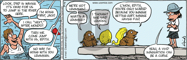 Cleats on Thursday July 14, 2005 Comic Strip