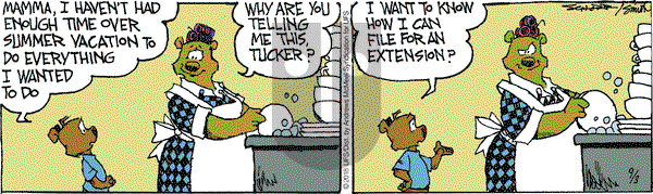 The Grizzwells on Monday September 3, 2018 Comic Strip