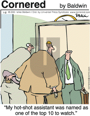 Cornered on Tuesday January 2, 2001 Comic Strip