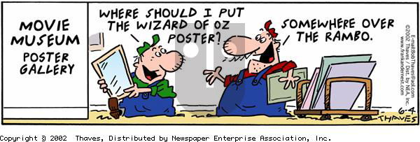 Frank and Ernest on Tuesday June 4, 2002 Comic Strip