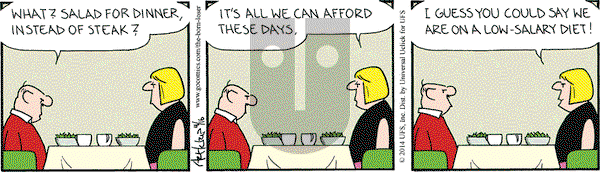 The Born Loser on Wednesday April 16, 2014 Comic Strip