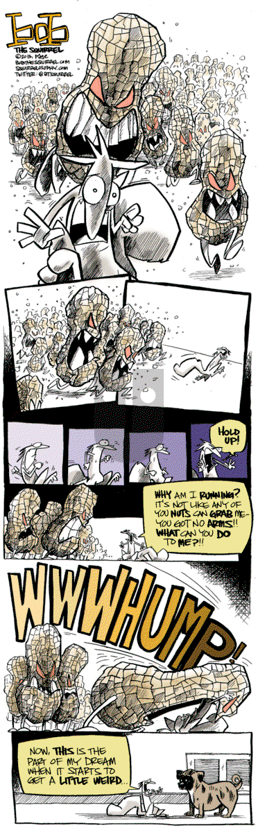 Bob the Squirrel - Sunday April 7, 2013 Comic Strip