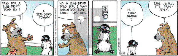 Get Fuzzy on Friday April 27, 2012 Comic Strip
