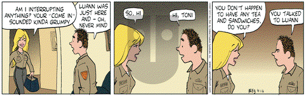 Luann on Monday April 16, 2007 Comic Strip
