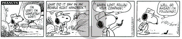 Peanuts on Monday May 20, 1974 Comic Strip