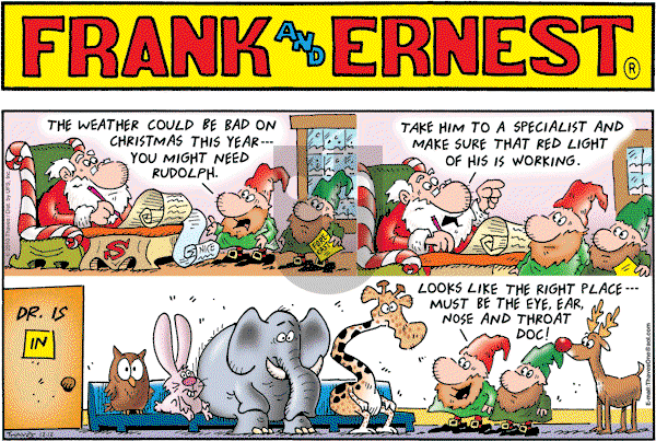 Frank and Ernest on Sunday December 12, 2010 Comic Strip