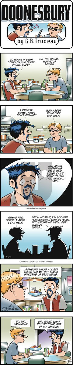Doonesbury on Sunday November 13, 2016 Comic Strip