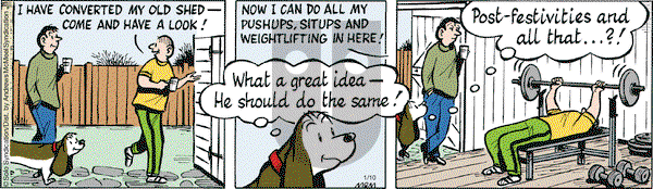 Fred Basset on Thursday January 10, 2019 Comic Strip