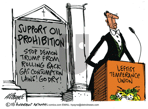Henry Payne on Monday August 20, 2018 Comic Strip