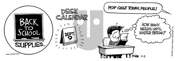 Grand Avenue on Friday September 9, 2005 Comic Strip