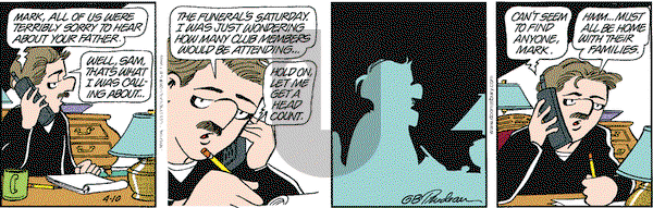 Doonesbury - Wednesday April 10, 2002 Comic Strip