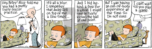 Cul de Sac on Tuesday May 17, 2016 Comic Strip
