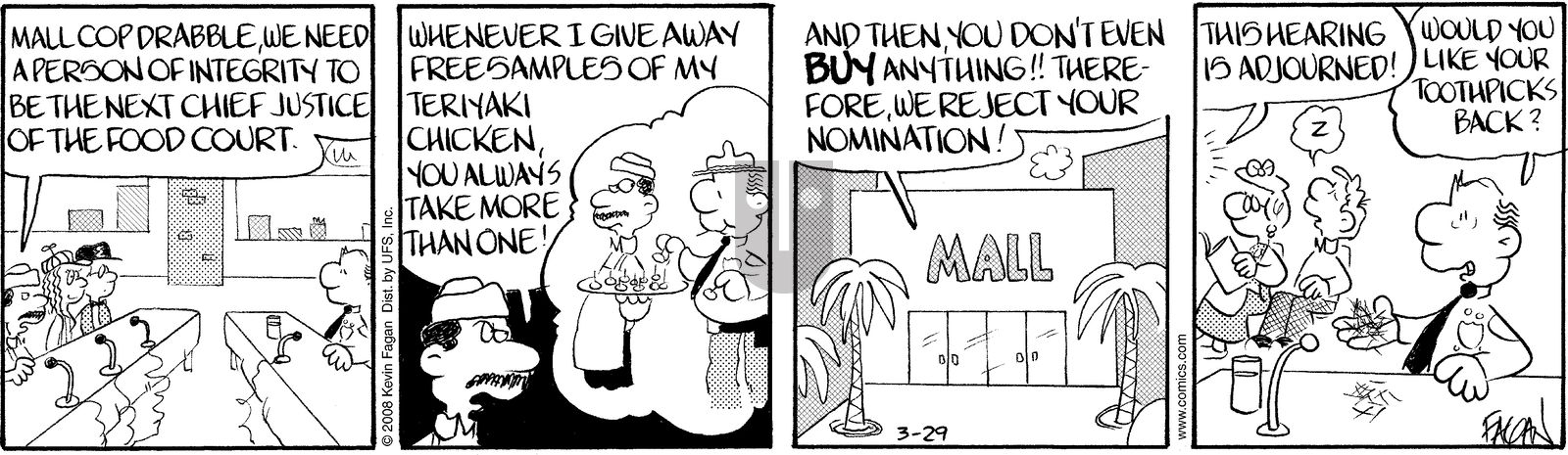 Drabble - Saturday March 29, 2008 Comic Strip