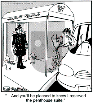 Marmaduke on Friday November 22, 2002 Comic Strip