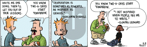 Frazz on Monday August 8, 2011 Comic Strip