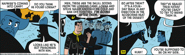 Rip Haywire on Saturday April 8, 2017 Comic Strip