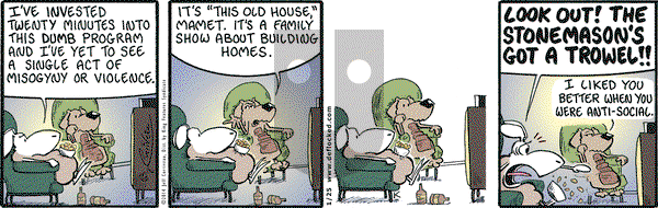 DeFlocked on Saturday January 25, 2014 Comic Strip