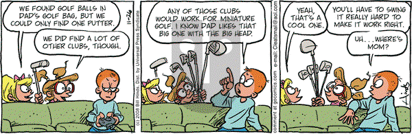 Cleats on Wednesday November 26, 2008 Comic Strip
