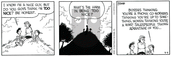 Grand Avenue on Wednesday August 8, 2001 Comic Strip