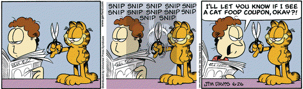 Garfield on Wednesday June 26, 2002 Comic Strip