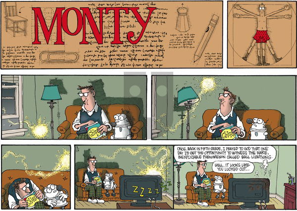 Monty on Sunday March 29, 2015 Comic Strip